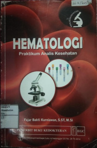 Image of HEMATOLOGI Praktikum Analis Kesehatan