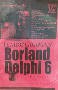 Image of Pemrograman Borland Delphi 6